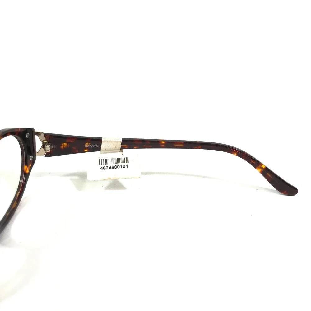 Roberto Steffani RS 150 COL 10 Eyeglasses Frames Brown Tortoise Round 53-15-135